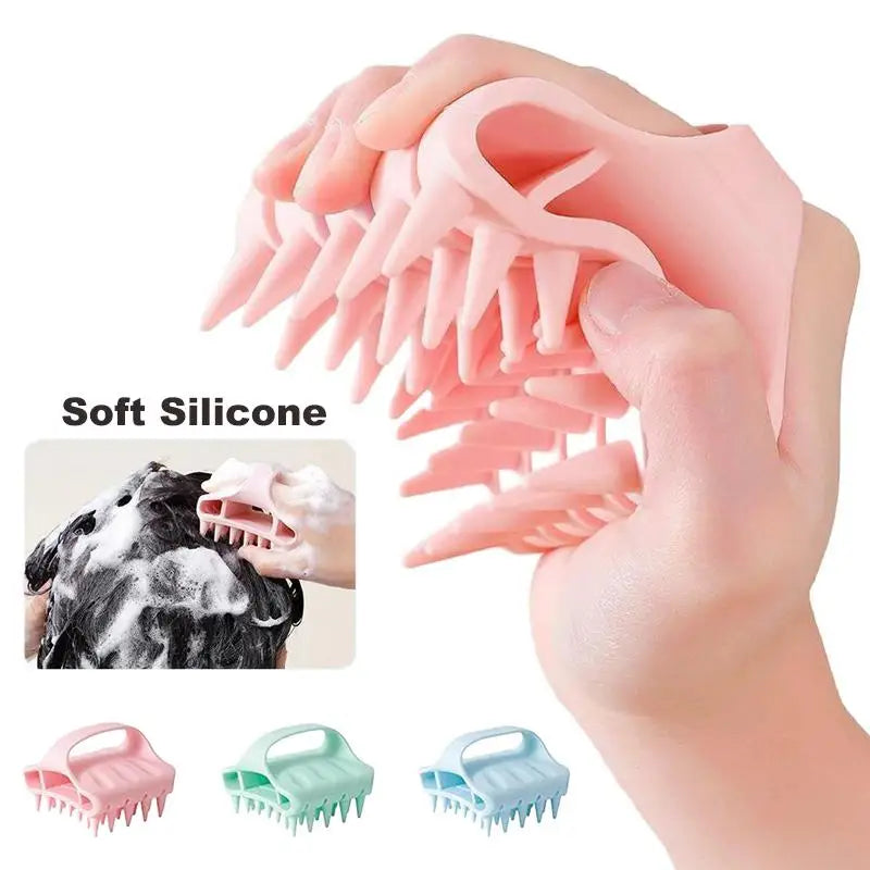 RootMori Silicone Scalp Massager Brush – Deep Cleanse, Happy Roots