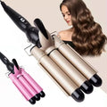RootMori Triple Barrel Curling Iron – Waves, Curls & Water Ripples in One