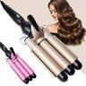 RootMori Triple Barrel Curling Iron – Waves, Curls & Water Ripples in One