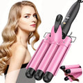 RootMori Triple Barrel Curling Iron – Waves, Curls & Water Ripples in One