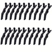 Black 20Pcs