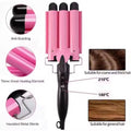 RootMori Triple Barrel Curling Iron – Waves, Curls & Water Ripples in One